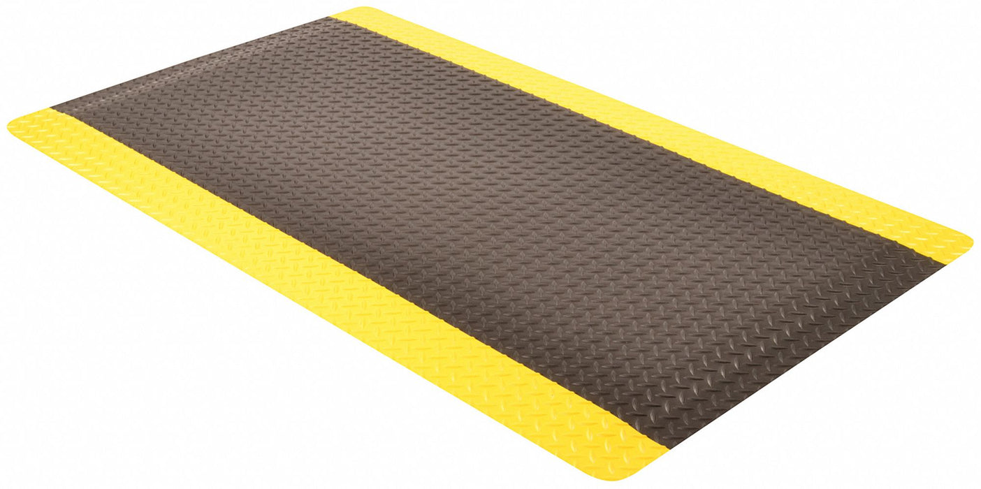 Antifatigue Runner Black YllwBrdr 4x75ft