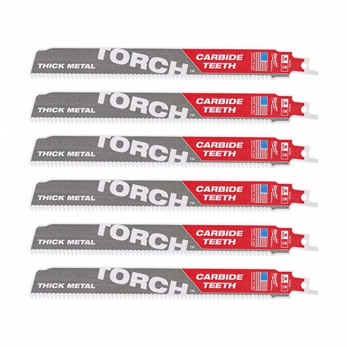 (2) 9 8TPI w/ Carbide SAWZALL Blade 3PK