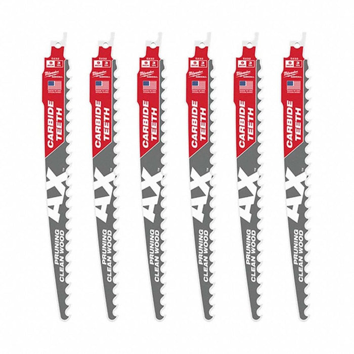 (2) 9 3TPI w/ Carbide SAWZALL Blade 3PK
