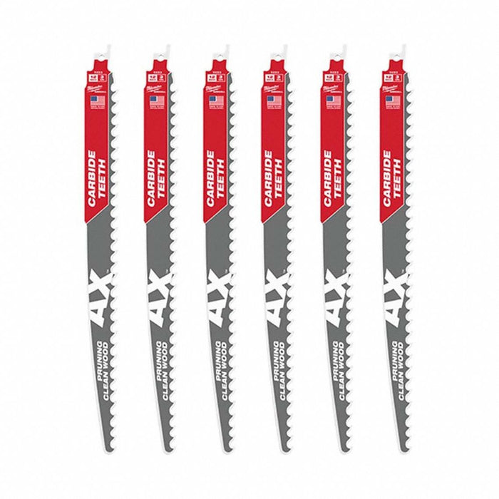 (2) 12 3TPI w/Carbide SAWZALL Blade 3PK
