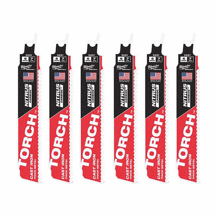 TPI8 (2) 6 w/NITRUS CARBIDE SAWZALL 3PK