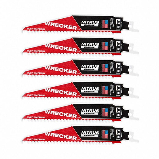 (2) 6 w/ NITRUS CARBIDE SAWZALL 3PK