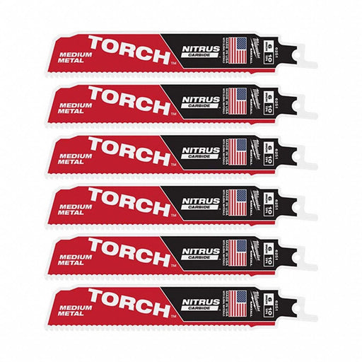 TPI10 6 w/NITRUS CARBIDE SAWZALL Bl 3PK