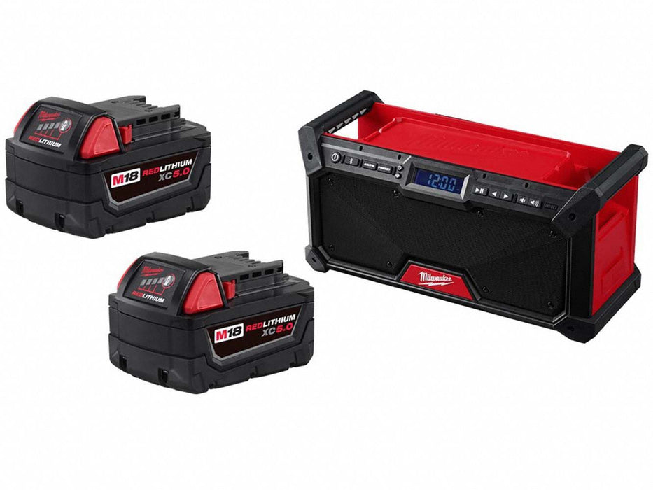M18 XC5.0 Battery Two Pack M18 Radio