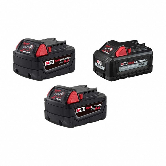 M18 XC5.0 Battery 2PK + HO XC6.0 Battery