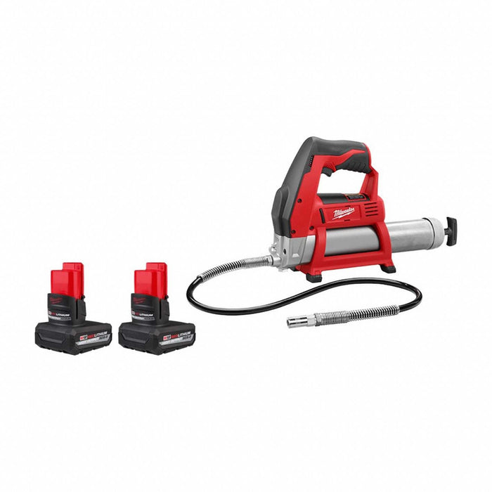 M12 HO XC5.0 Battery 2PK +M12 Grease Gun
