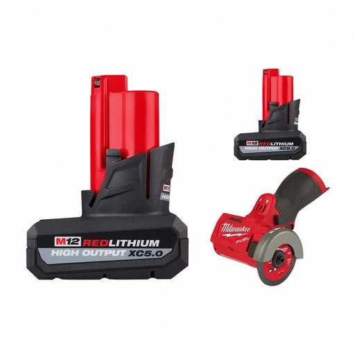 M12 5.0 Battery(2) + M12 FUEL 3 Cut Off
