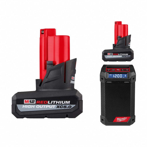 M12 XC5.0 Battery(2) + M12 Radio/Charger