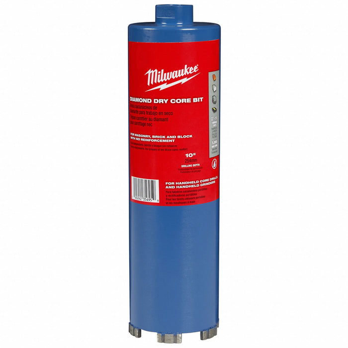 Diamond-Tipped Core Bit 6in
