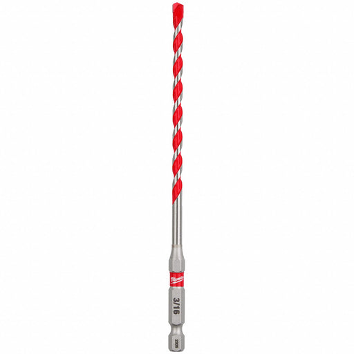 3/16x4x6 Shockwave Carb Hammer Drill Bit