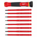 Multi-Bit Screwdriver 6 3/4 in L 8 pcs