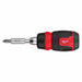 Multi-Bit Screwdriver Chrome 9 pcs