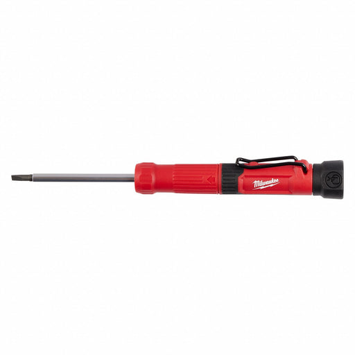 Multi-Bit Screwdriver Chrome Metal 4 pcs