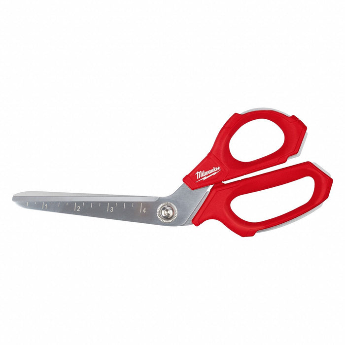 Scissors Chrome Plated 9 1/4 in L Red
