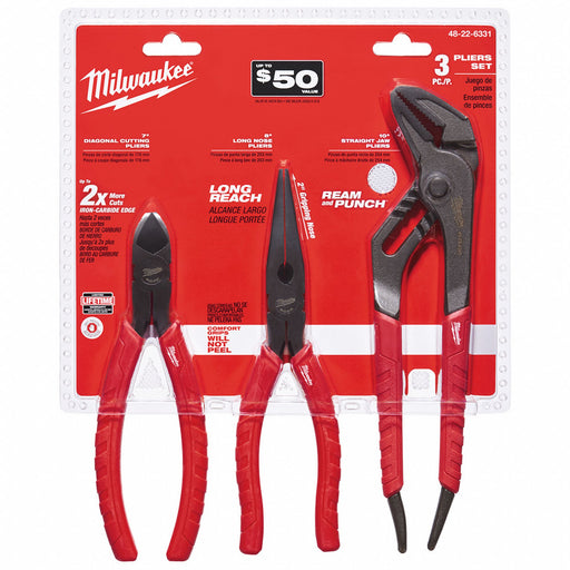 Comfort Grip Pliers Kit 3 Pieces