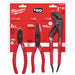 Comfort Grip Pliers Kit 3 Pieces