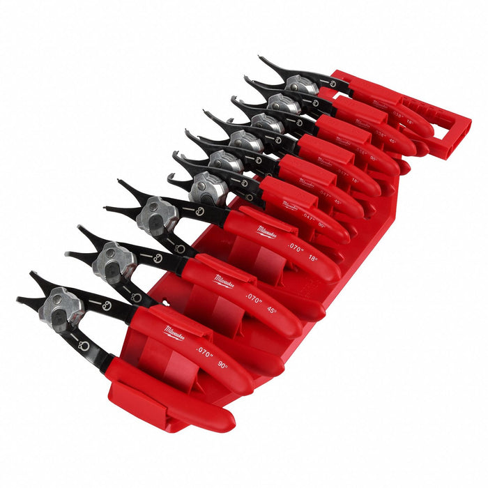 Retaining Ring Plier Set 9 Pliers Manual