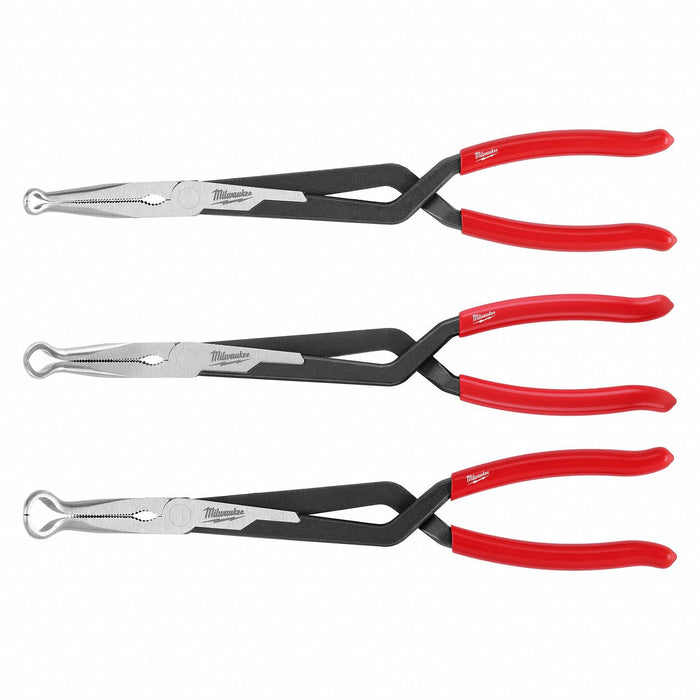 Long Reach Pliers Set Round Nose 3 