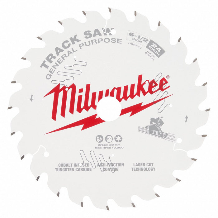 Track Saw Blade 0.063 Thick Round Arbor