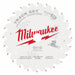 Track Saw Blade 0.063 Thick Round Arbor