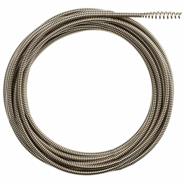 Drain Cleaning Cable 1/4 in Dia 25 ft L