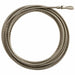 Drain Cleaning Cable 1/4 in Dia 25 ft L