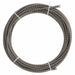 Drain Cleaning Cable 3/8 in Dia 75 ft L