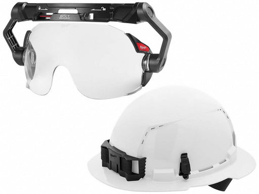 Eye Visor and Hard Hat