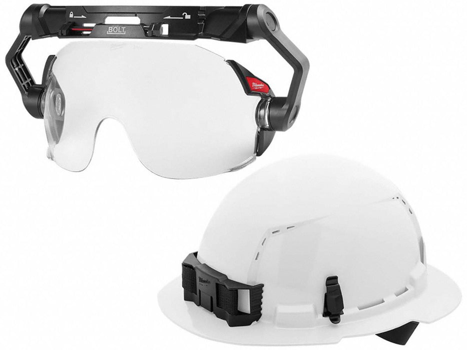 Eye Visor and Hard Hat