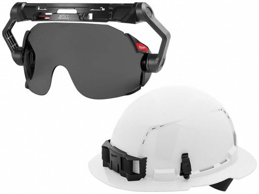 Eye Visor and Hard Hat