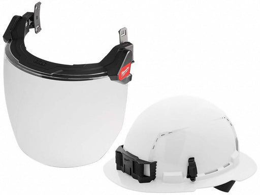 Faceshield and Hard Hat