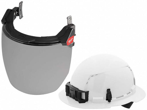 Faceshield and Hard Hat