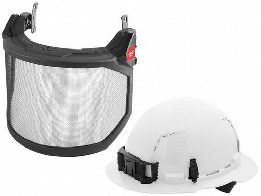 Faceshield and Hard Hat