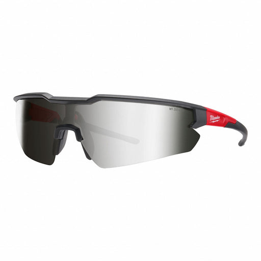 Safety Glasses Black/Red Wraparound