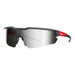 Safety Glasses Black/Red Wraparound