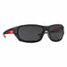Safety Glasses Gray Anti-Fog Black