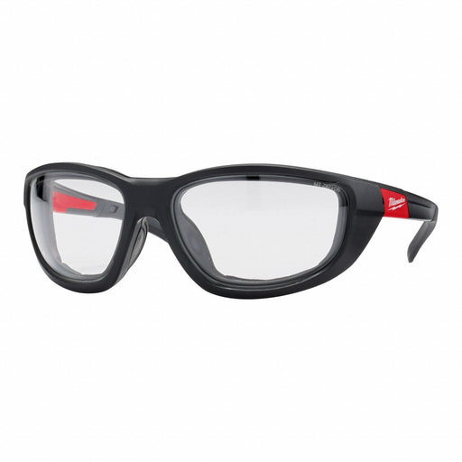 SafetyGlasses Clr Polarized Blk/Rd