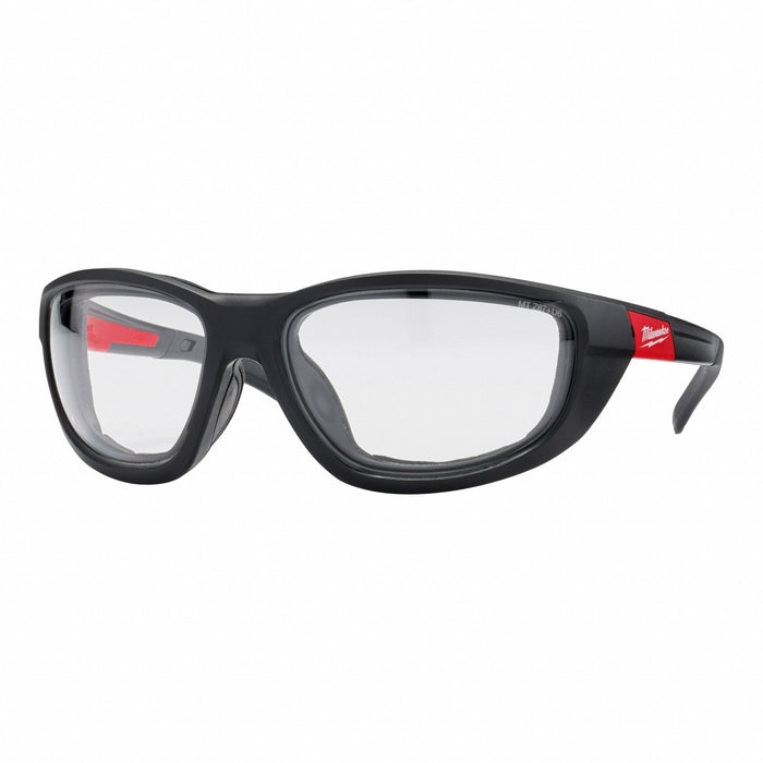SafetyGlasses Clr Polarized Blk/Rd