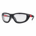 SafetyGlasses Clr Polarized Blk/Rd