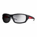 Safety Glasses Black/Red Wraparound