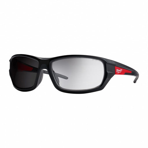 SafetyGlasses Clr ScratchRstnt Blk/Rd
