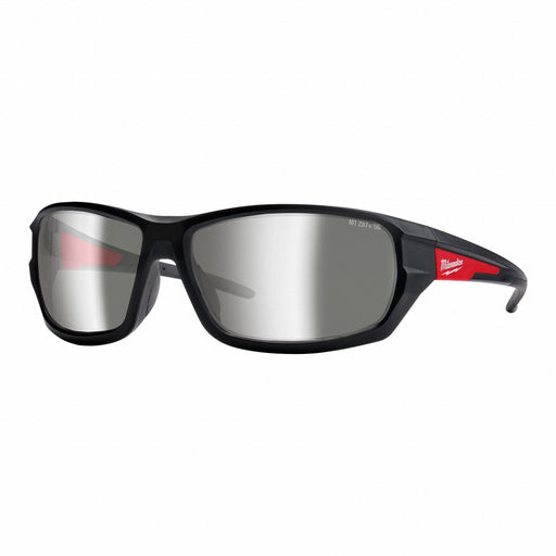 SafetyGlasses Silver Anti-Fog Black/Red