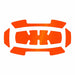 HardHatLabel Polypropylene Orange