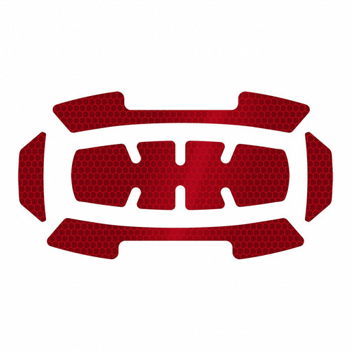 HardHatLabel Polypropylene Rectangle Red