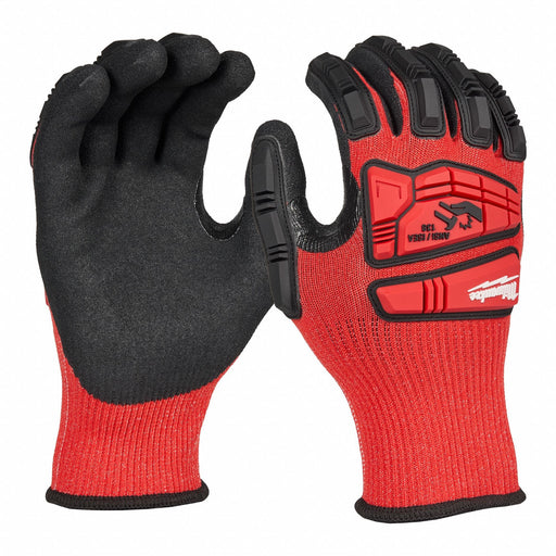 Work Gloves Knit Nitrile L