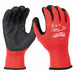 Work Gloves Knit Nitrile L