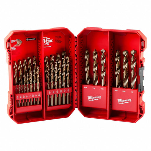 Milwaukee 29 pcs. Cobalt Red Helix Kit