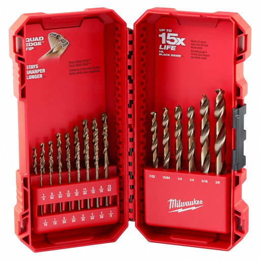 Milwaukee 23 pcs. Cobalt Red Helix Kit