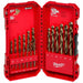 Drill Bit Set Tin RH Cobalt 19pc