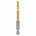 Hex Shank Drill 3/16 HSS